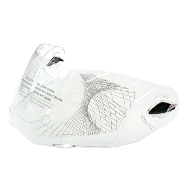 Скло мото шолома закритого «158» прозоре фото westvelo.com
