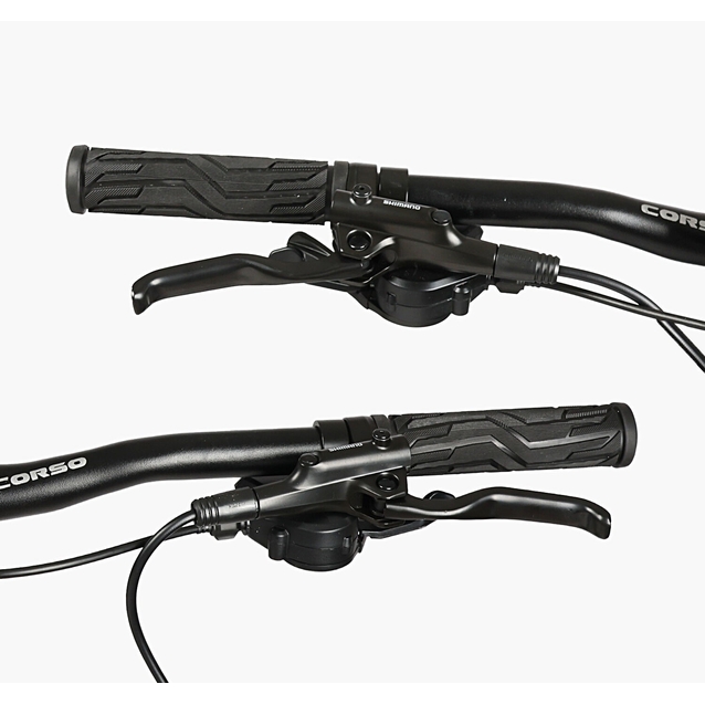 Велосипед 29 AL Corso «MAGNUS» MG-57362 алюміній 19", (к-т SHIMANO) чорно-синій фото westvelo.com