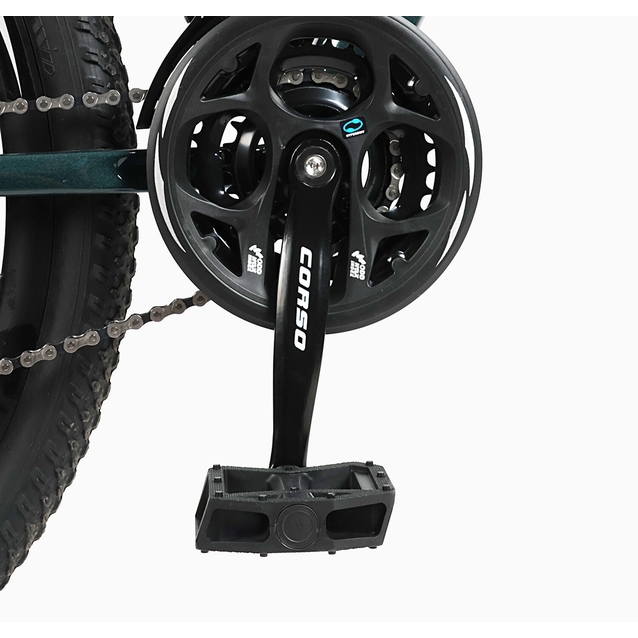 Велосипед 29 AL Corso «DARK-X» DX-29336 алюміній 19", (к-т SHIMANO) смарагдовий фото westvelo.com