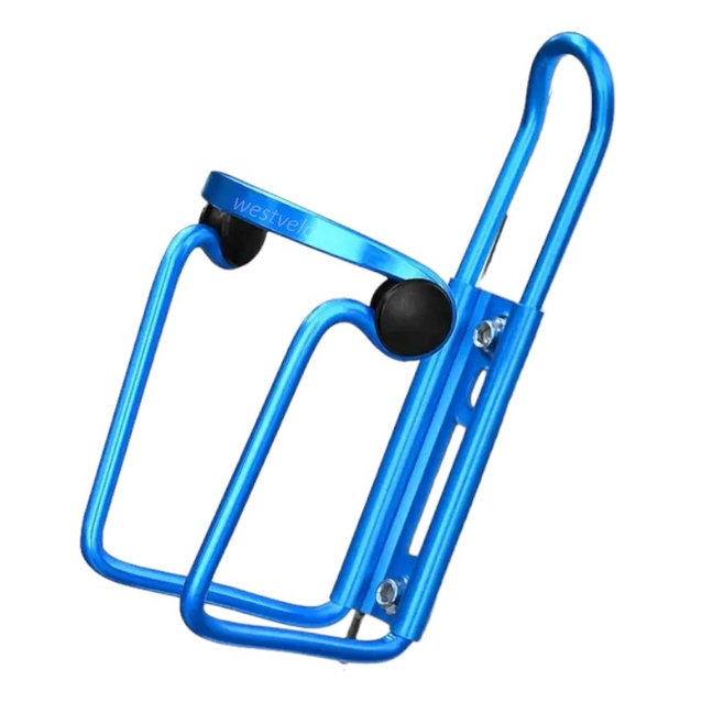 Фляготримач алюміній з пластмасовими вставками синій фото westvelo.com