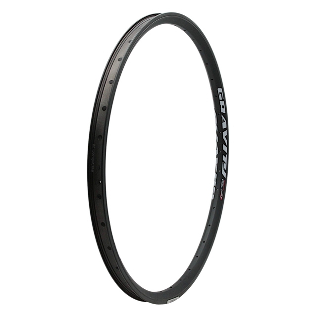 Обід 27.5 подвійний чорний квадратний GRAVITY ZX (під диск.гальма)(13Gx36H) для електро фото westvelo.com