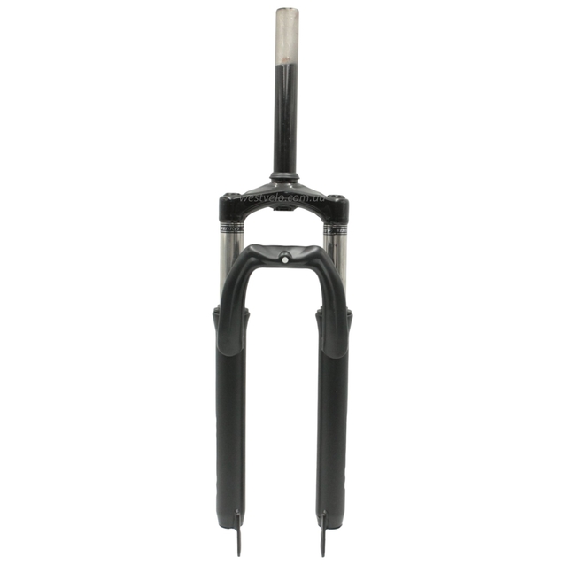 Вилка 26 аморт. безрізьб. Ø28.6mm disk L-200mm CORSO (682) чорна матова фото westvelo.com