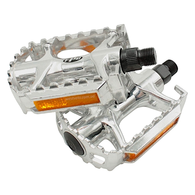 Педалі алюміній FPD-979, нікельні (Тайвань) фото westvelo.com