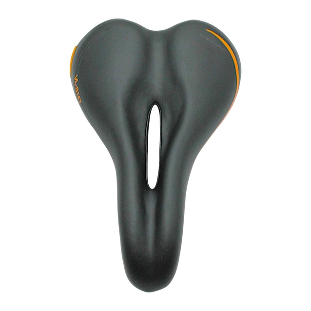 Сідло мтв на глагол з отвором Velo VL-3147, чорне фото westvelo.com