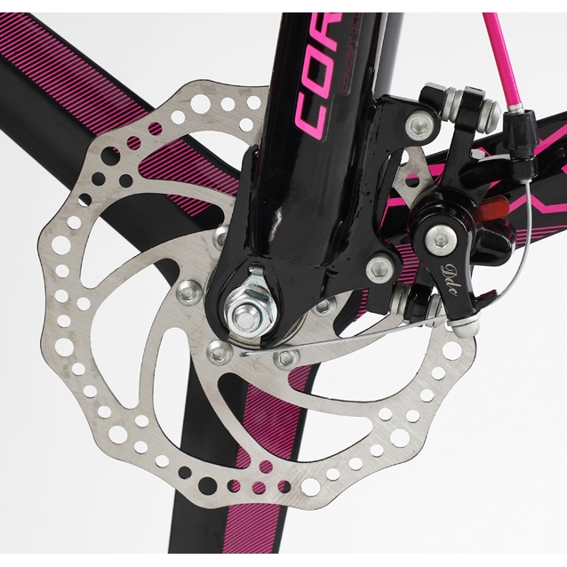Велосипед 20 MG Corso «FXX» MG-20312 магній 11", (к-т SHIMANO) фіолетово-рожевий фото westvelo.com