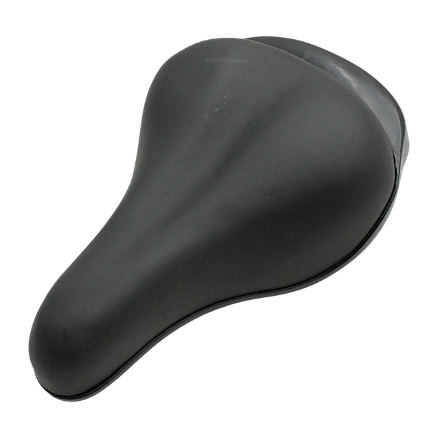 Сідло дитяче CLM-1618203 чорне з ручкою фото westvelo.com