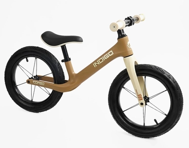 Велобіг 14 Corso надувні колеса, нейлонова рама «INDIGO» D-9078-41 коричневий