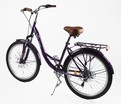 Міський велосипед 26 ST Corso «VIOLA» VL-26914 сталь 17", (к-т SHIMANO) темно фіолетовий фото westvelo.com