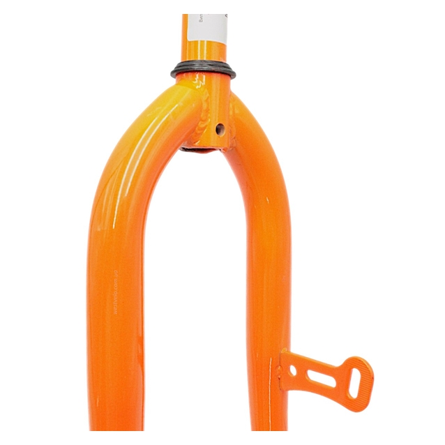 Вилка 20 сталева з кріпленням для ДИНАМО, шток Ø25.4mm L-185mm р.з L-40mm, помаранчева фото westvelo.com