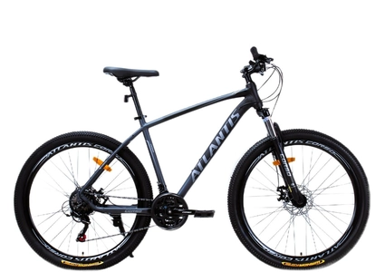 Велосипед 27.5 AL Corso «ATLANTIS» AL-27616 алюміній 19", (к-т SHIMANO) графітовий