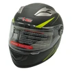 Мото шолом, закритий (XS 53-54) F2 830-2 Інтеграл,Neon yellow #2, чорний матовий фото westvelo.com