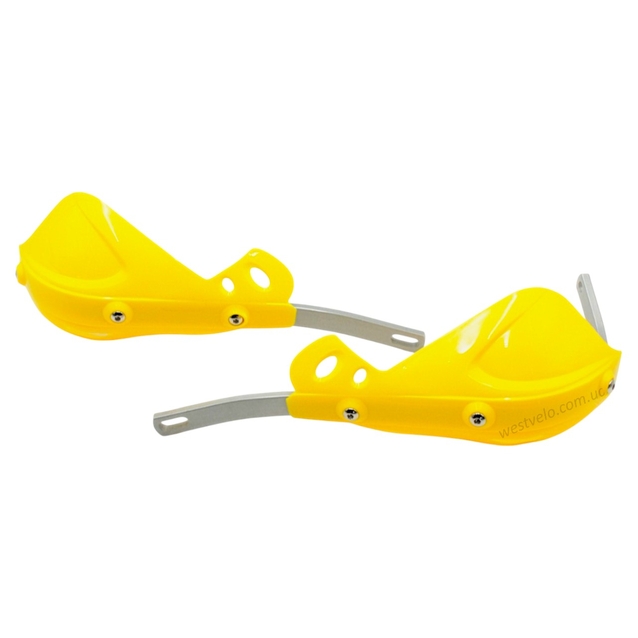 Захист рук на кермо мото FHS, 08 жовтий фото westvelo.com