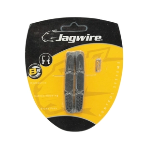 Колодки гальмівні (вставки) V-brake JAGWIRE (Switchback Tri-Zone JS91DR) блістер 1 пара, чорні, L-76mm, (Тайвань)
