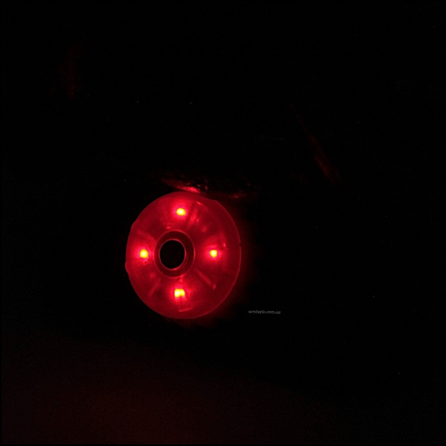 Вело шолом "TK Sport" 074 (56 см) з мигалкою, чорний фото westvelo.com