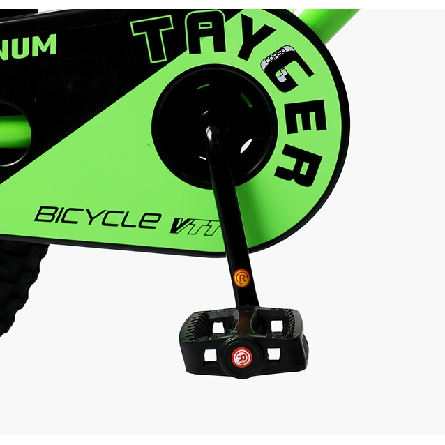 Дитячий велосипед 16 AL Corso «TAYGER»  TG-70411 алюмінієва рама, дискові гальма, салатовий фото westvelo.com