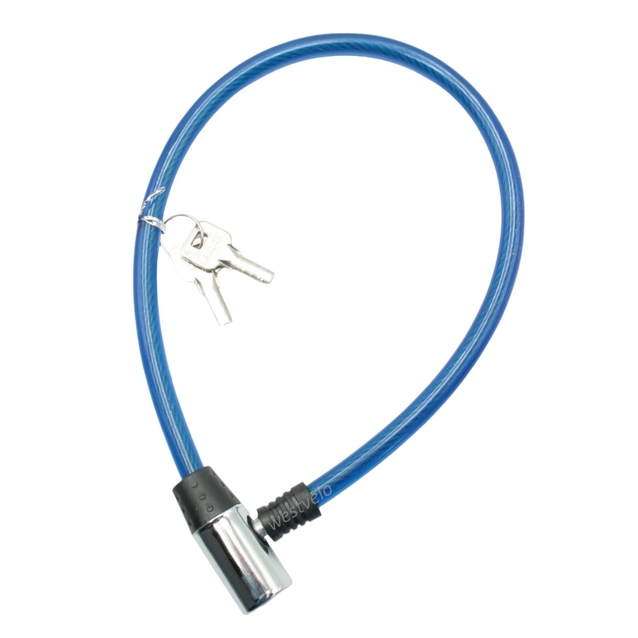 Замок метал на ключ Є на 0,65m (різні кольори) фото westvelo.com