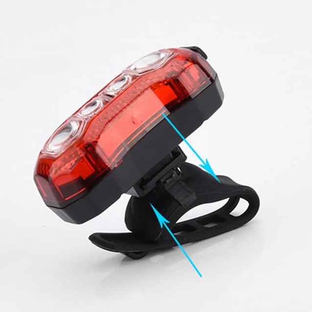 Мигалка зад №037  HJ-037 з акумулятором, на usb зарядку