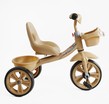 Дитячий велосипед 3-х колісний EVA (піна) Best Trike колеса 10-8, «Машинка» BS-60530 бежевий, сталева рама, УКР.ОЗВУЧУВАННЯ, кошик фото westvelo.com