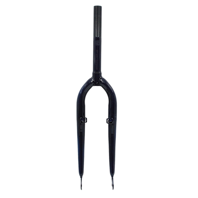 Вилка 22 сталева з кріпленням V-brake темно-синя, шток L-200mm р.з L-95mm фото westvelo.com