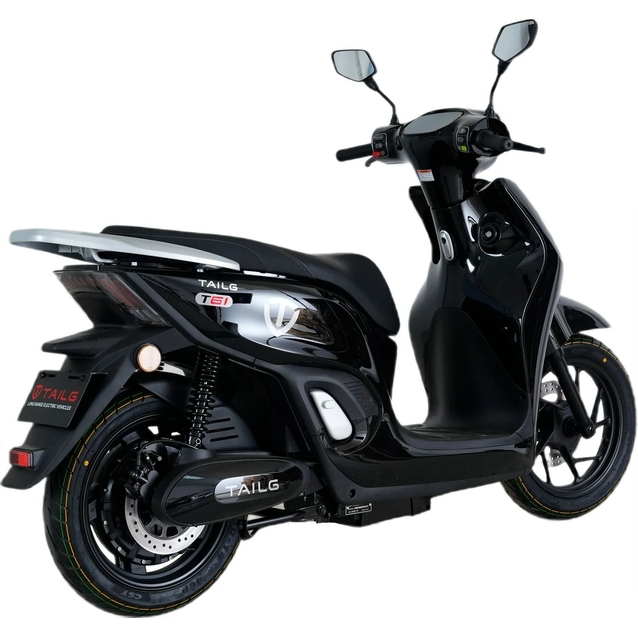 Електроскутер Tailg «T-61» GR-302, двигун 2500W, акумулятор 72V 38Ah графеновий, чорний, колеса 14" фото westvelo.com