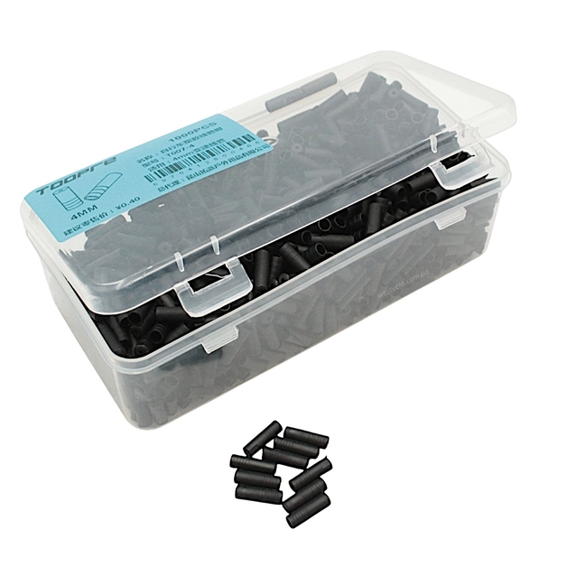 Ковпачок-закінчення кожуха пластмаса Ø4мм. TOOPRE (Т007-4)  /1000/ фото westvelo.com