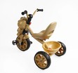 Дитячий велосипед 3-х колісний EVA (піна) Best Trike колеса 10-8, «Ведмедик» BS-30508 світло-коричневий, сталева рама, УКР.ОЗВУЧУВАННЯ, кошик фото westvelo.com