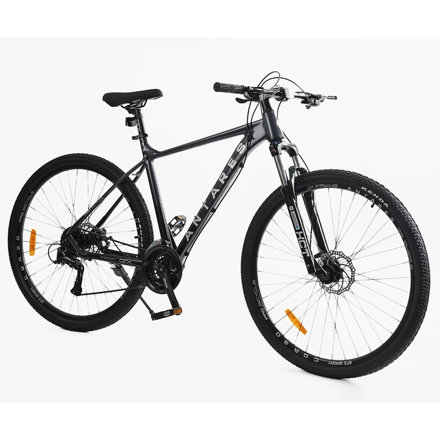 Велосипед 29 AL Corso «ANTARES» AR-29707 алюміній 21", (к-т SHIMANO) графітовий фото westvelo.com