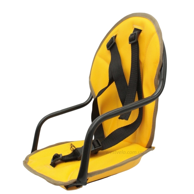 Крісло дитяче метал. на чоловічу раму, жовтий фото westvelo.com