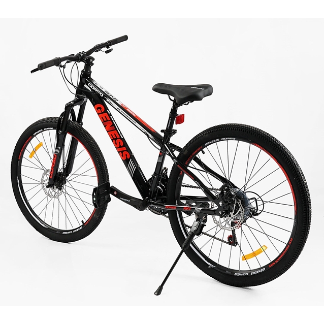 Велосипед 26 ST Corso «GENESIS»  T-26364 сталь 13", (к-т SunRun) чорно-червоний фото westvelo.com