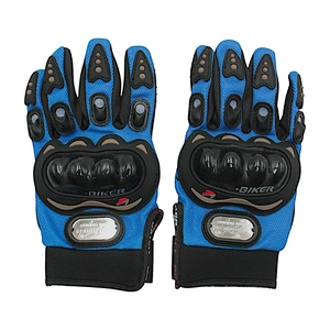 Мото рукавиці (M) "PRO BIKER" чорно-синій (MCS-01)