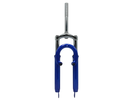 Вилка 24 аморт. різьб Ø25.4mm V-brake + disk, L-210mm р.з L-100mm синя