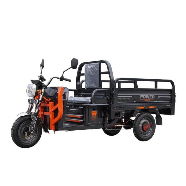 Трицикл РОЗІБРАНИЙ вантажний Corso «POWER» PW-517809, двигун 1000W, акумулятор 72V 45Ah графеновий, 6 МІСЦЬ+ 2 ящик.акум, колеса 12" фото westvelo.com