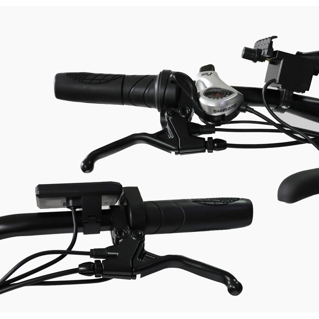 Електровелосипед 29 ST Corso «SPLIT» SP-65112 сталь 19, двигун 350W, акумулятор 36V13Ah літієвий (к-т SHIMANO) чорно-зелений фото westvelo.com