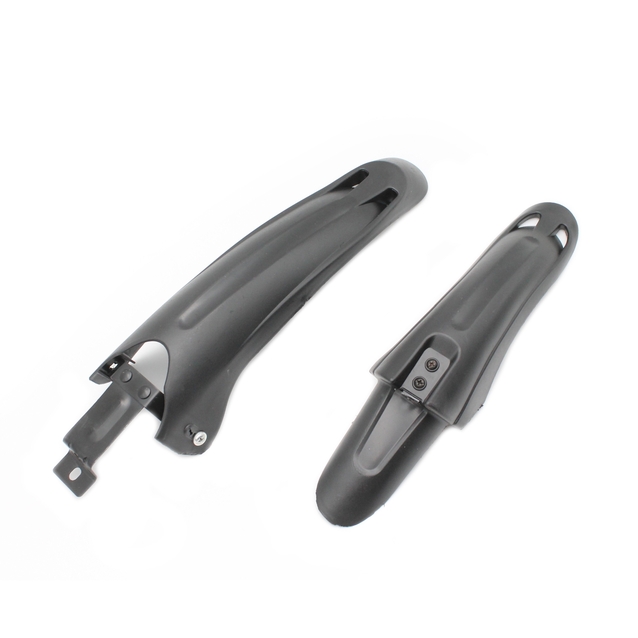 Крила 16-18 дитячі пластик TR F-19 чорні, з кріпленням на раму фото westvelo.com