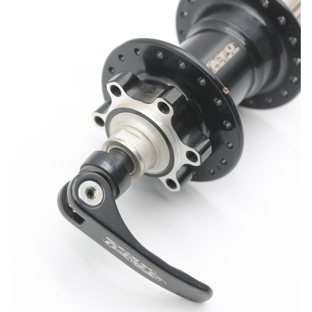 Втулка задня, (AL) TATU-BIKE, касета 8-9S, 4 пром підшипники, диск гальма 6 болтів, ексцентрик, чорна (14Gx36H) фото westvelo.com