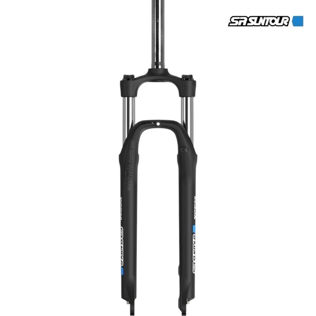 Вилка 27.5 аморт. безрізьб. SR SUNTOUR (XCE 28) Ø28.6mm disk AL шток L-255mm фото westvelo.com