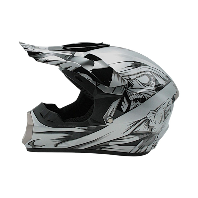 Шолом, закритий крос/ендуро (XL) IBK 126, сірий фото westvelo.com