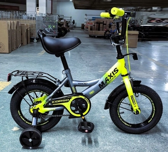 Дитячий велосипед 12 ST Corso «MAXIS» MX-11012 сіро-жовтий