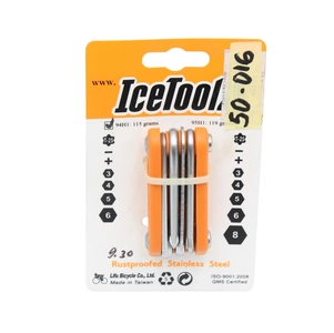 Мультитул ICE TOOLZ (Sportive-7), 6-гранники, помаранчевий (7 елементів) (Тайвань)