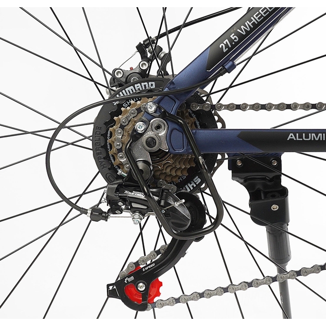 Велосипед 27.5 AL Corso «LEGEND» LG-27506 алюміній 15,5", (к-т SHIMANO) синій фото westvelo.com