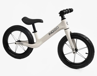 Велобіг 14 Corso надувні колеса, нейлонова рама «INDIGO» D-3261-45 білий