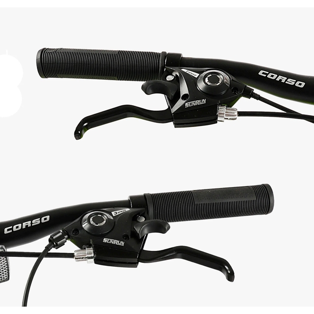 Велосипед 26 ST Corso «PHANTOM» PH-26455 сталь 13", (к-т SunRun) графітовий фото westvelo.com