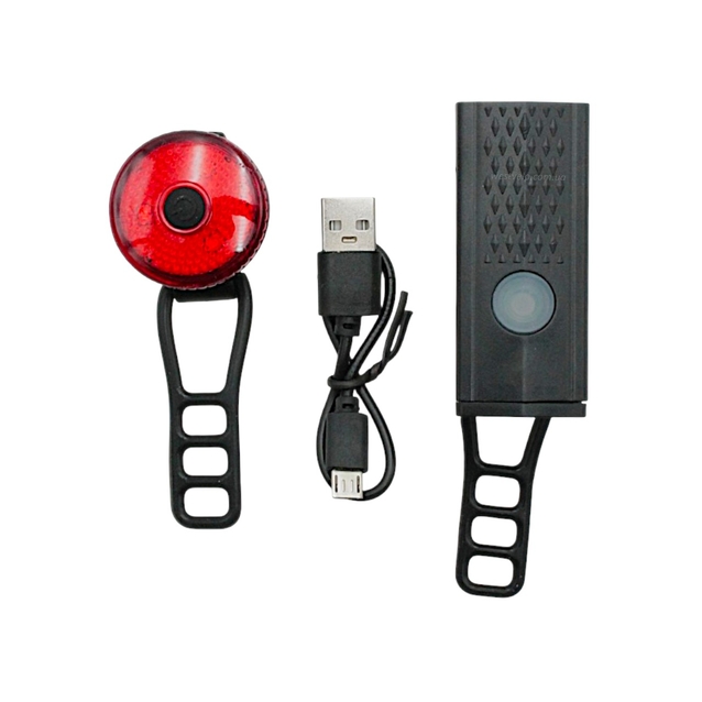 Фара + мигалка на usb зарядку BL-1133 LED micro USB (800 mAh) фото westvelo.com