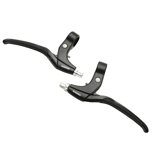 Комплект гальм V-brake ALHONGA алюміній чорний (перед+зад, ручки, троси) фото westvelo.com