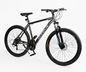 Велосипед 29 AL Corso «DARK-X» DX-29827 алюміній 21", (к-т SHIMANO) графітовий фото westvelo.com