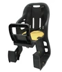 Крісло дитяче, пластик, на зад. багажник, "JLD" з м'ягкою підкладкою, чорне фото westvelo.com