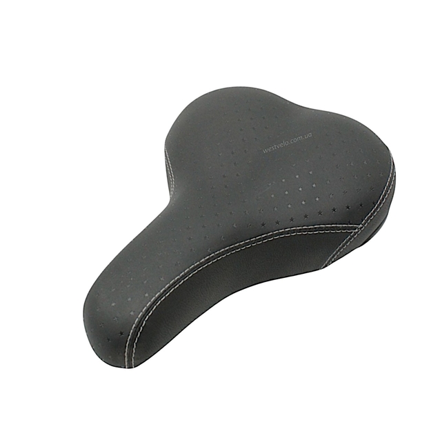 Сідло на демферах № 619 чорне, еластомер фото westvelo.com