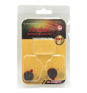 Колодки гальмівні дискові № 05 ANDSON (YL-1013) червоні