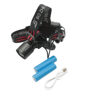 Ліхтар налобний на usb зарядку, NO-102-T6 один режим