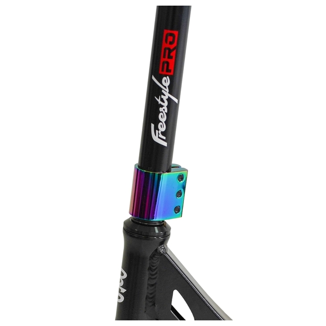 Самокат трюковий Best Scooter «FREESTYLE» N-43005 чорний, HIC-система, пеги, AL диск та дека, колеса PU Ø120mm, ширина керма - 58 см фото westvelo.com